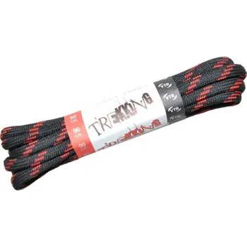 Pracovní obuv VTR Trekkingové tkaničky kulaté Velikost: 100cm ČERNO-BÍLÉ 5892_37