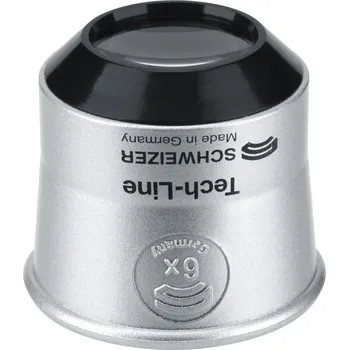 Lupa Hodinářská lupa SCHWEIZER Tech-Line ∅22,5 mm - zvětšení 6x