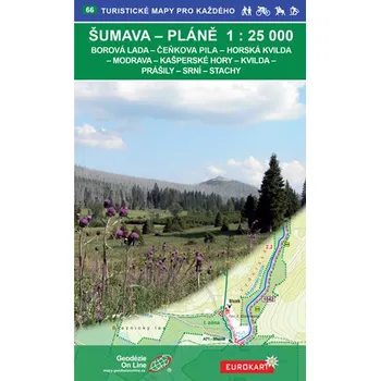 Turistické mapy pro každého 66: Šumava Pláně 1:25 000 - Geodézie On Line (2020) Turistické mapy pro každého 66: Šumava Pláně 1:25 000 - Geodézie On Line (2020)