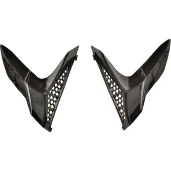 Helma na motorku Zadní kryty ventilace přilby x1.9 a x1.9d, zed (černé, pár)