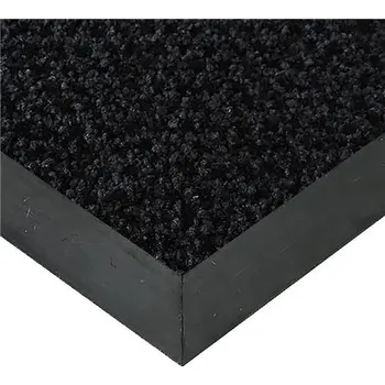 Rohožka Černá textilní vnitřní čistící rohož Alanis - 400x190x0,75cm 77223431