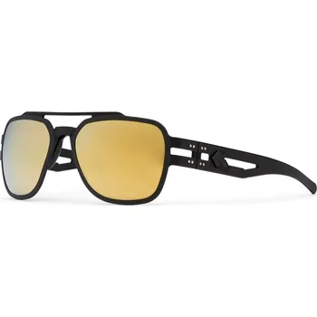 Sluneční brýle Gatorz® Eyewear Sluneční brýle Stark Polarized Gatorz®, Barva: Černá, Čočky: ROSE POLARIZED W/ GOLD MIRROR