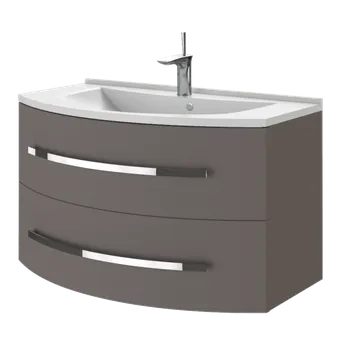 Koupelnový nábytek Lavedo Vanessa Dark Melon 90 koupelnová skříňka s umyvadlem