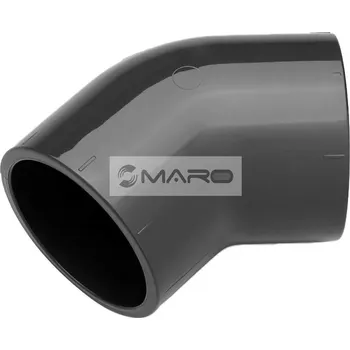 Instalatérský materiál Plimat Koleno 45° PVC-U lepení 50 mm, 50516050