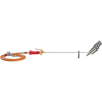 Horkovzdušná pistole KOMA hořák se 4 difuzéry KP D4 L500/50