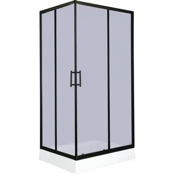 Savana Veduta Juna Plus 100x80 sprchový kout s vaničkou, black