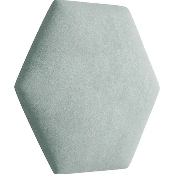 Obklad Eka Čalouněný panel Hexagon Trinity 40,5 cm x 35,3 cm - Světlá zelená 2321