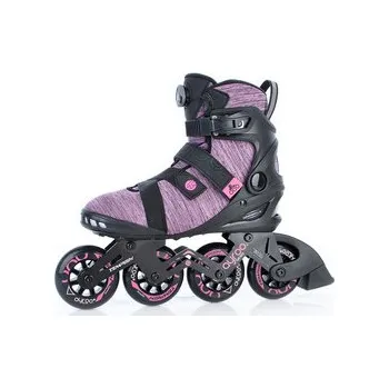 Kolečkové brusle Tempish AYROO TOP LADY Kolečkové brusle černá / fialová, EU 41, 26,1 cm