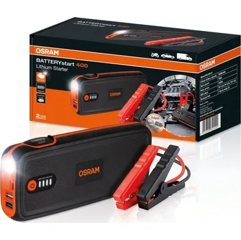 Powerbanka Výkonná Power Banka Osram BATTERYstart 400 - startovací zdroj 12V 16800 mAh / 800A (OBSL400)