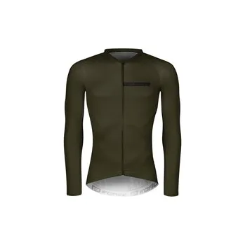 cyklistický dres Force dres dlouhý rukáv Charm army, vel. 3XL