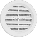 HACO Mřížka větrací plastová VM kruhová se síťovinou 75 mm, bílá, 0411