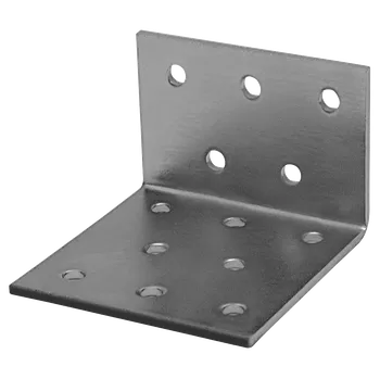 Tesařské kování RAWLPLUG Spojka úhelníková nerovnoramenná D-ZN síla 2,5 mm Varianta: 40 x 80 x 60 mm