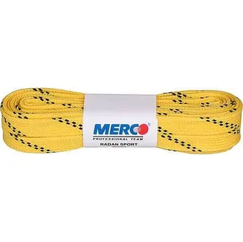 Tkaničky do bot Merco PHW-12 tkaničky do bruslí voskované žlutá Délka: 310 cm