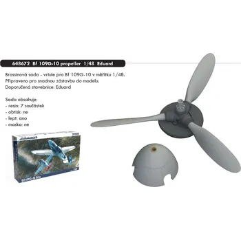 Plastikový model Eduard 1/48 Bf 109G-10 propeller (EDUARD)
