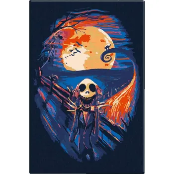 Dětské zboží Malování podle čísel - V záhrobí - 40x60 cm, bez dřevěného rámu - CZ výroba