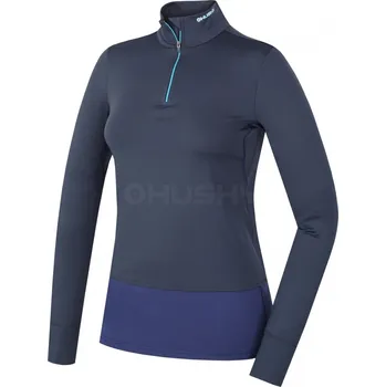 Dámské termoprádlo Dámské termotriko Husky Active winter long zip modré - Modrá, S(36)