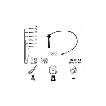 Zapalovací kabel Sada kabelů pro zapalování NGK RC-ET1208 - TOYOTA