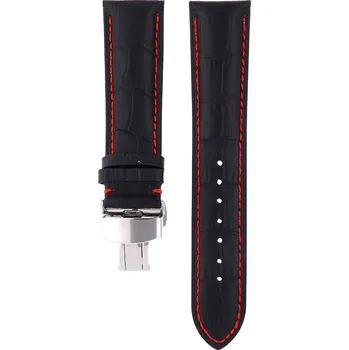 Řemínek na hodinky RB.HT-409 (22 mm) - černý - RB.HT-409.2220.90.L