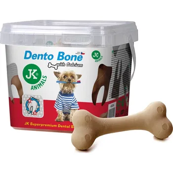 Pamlsek pro psa JK ANIMALS, Dento Bone with Calcium, 505 g, dentální pamlsek pro psy s kalciem