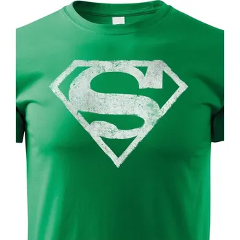 Chlapecké tričko Dětské tričko - Superman, Barva Zelená, Velikost 158 cm/12 roků, Canvas Dětské tričko Bezvatriko.cz 0843 - DTF/DTG