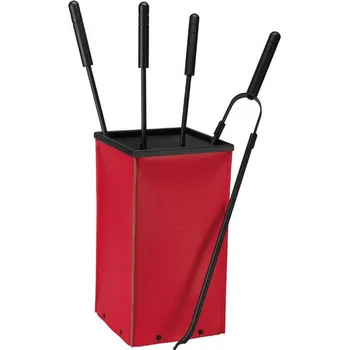 Krbové nářadí HARK Moderní kožené krbové nářadí HARK KB70-2070 - červená kůže