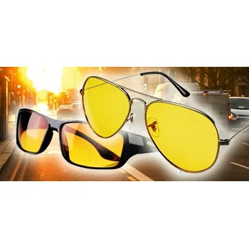 Sluneční brýle TIP! VISION Brýle pro řidiče (2 varianty) TYP: Brýle pilotky, 1ks