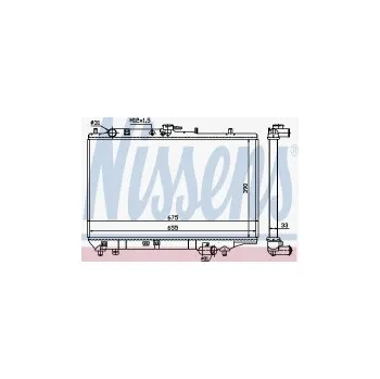 Motor automobilu Chladič motoru NISSENS 62485
