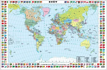 Stolní podložka Linarts Mapa světa stolní podložka