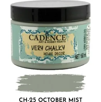 Speciální výtvarná barva Křídová barva Cadence Very Chalky 150 ml - october mist šedá mlhavá -