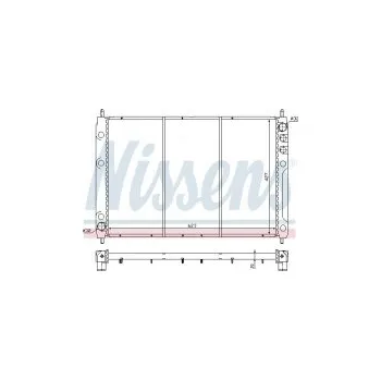 Chladič motoru Chladič motoru NISSENS 64013