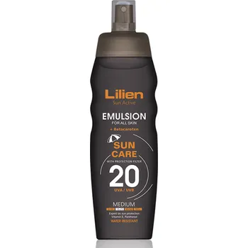 Přípravek na opalování Lilien Sun Active Emulsion with Betacaroten SPF20 200 ml