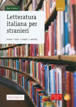 Italský jazyk Letteratura italiana per stranieri - Paolo Balboni (2019, brožovaná) + CD