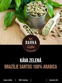 Káva Darka Company Káva zelená Brazílie Santos mletá