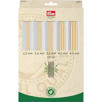 Nástroj na niť a příze Sada bambusových ponožkových jehlic (Sada bambusových ponožkových jehlic)