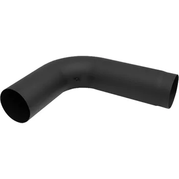 Kouřovod HARK kouřovod, koleno FF s čistícím otvorem Ø 150/90°/2 mm - 495x595 mm, graphit