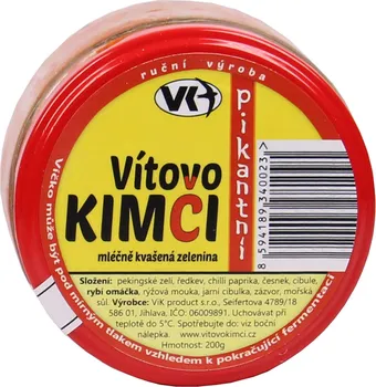 Nakládaná potravina Vítovo kimči 200 g