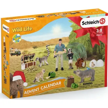 Figurka Schleich 98272 Adventní kalendář 2021 Africká zvířata