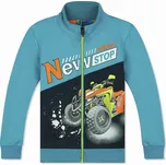 Chlapecká mikina - KUGO HM0637, tyrkysová Barva: Tyrkysová, Velikost: 98