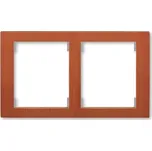 Rámeček dvojnásobný vodorovný ABB Time Arbo 3901F-A50120 52J třešeň