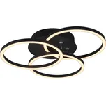 Trio Leuchten R62823132 CIRCLE - Stropní LED svítidlo s dálkovým ovladačem, LED 27W, 2700 - 6000K, Ø 43,5cm (Stropní lustr stmívatelný dálkovým ovladačem v černé barvě)