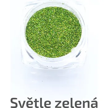 CuteNails Třpytky - green Barva: Světle zelená