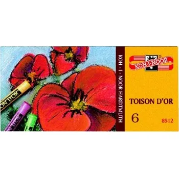 Výtvárné potřeby Křídy prašné umělecké KOH-I-NOOR 6 ks