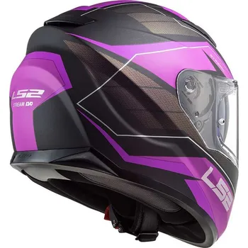 Helma na motorku LS2 FF320 STREAM EVO MERCURY M.TITANIUM PURPLE integrální přilba na motorku S