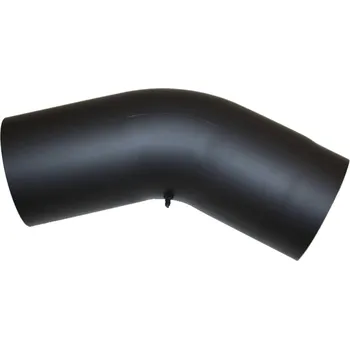 Kouřovod HARK kouřovod, koleno FF s čistícím otvorem Ø 150/135°/2 mm - 435x290 mm, graphit
