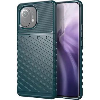 Pouzdro na mobilní telefon Pouzdro Thunder Case pro Xiaomi Mi 11 zelené
