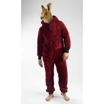 Dámský overall Dupačky teddy wine XXS - červená