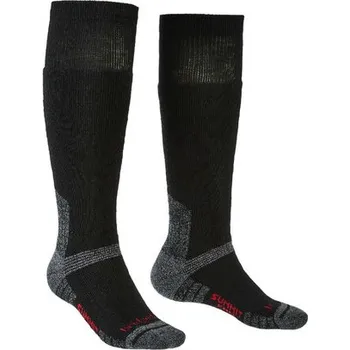 Pánské termo ponožky Bridgedale Explorer HeavyWeight Merino Performance Knee (unisex) black - L (9-11,5) / EU 44-47 / 27-29 cm