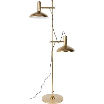 Stojací lampa Mosazná kovová stojací lampa DUTCHBONE Karish