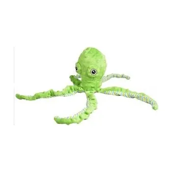 Hračka pro psa Flamingo hračka pro psa pískací chobotnice 43 cm plyšová zelená