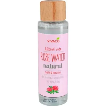 Vivaco BIO růžová čistící a tonizační pleťová voda 100 ml